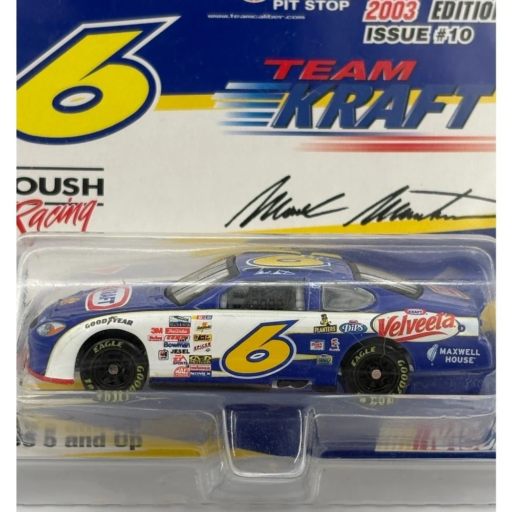 2003 Team Caliber #6‎ Team Kraft NASCAR Die-Cast Mark Martin Roush Racing 1:64